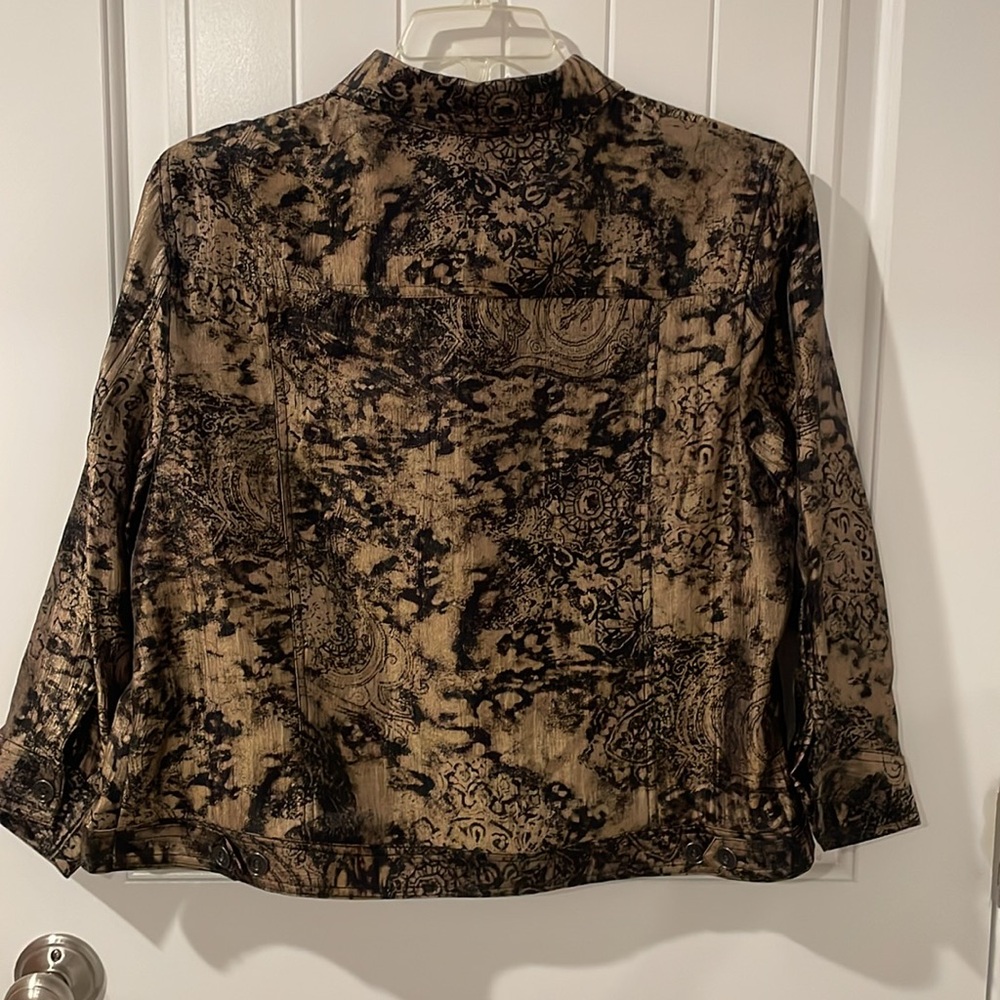 Ruby Rd. Jacket Button Gold Black - image 5